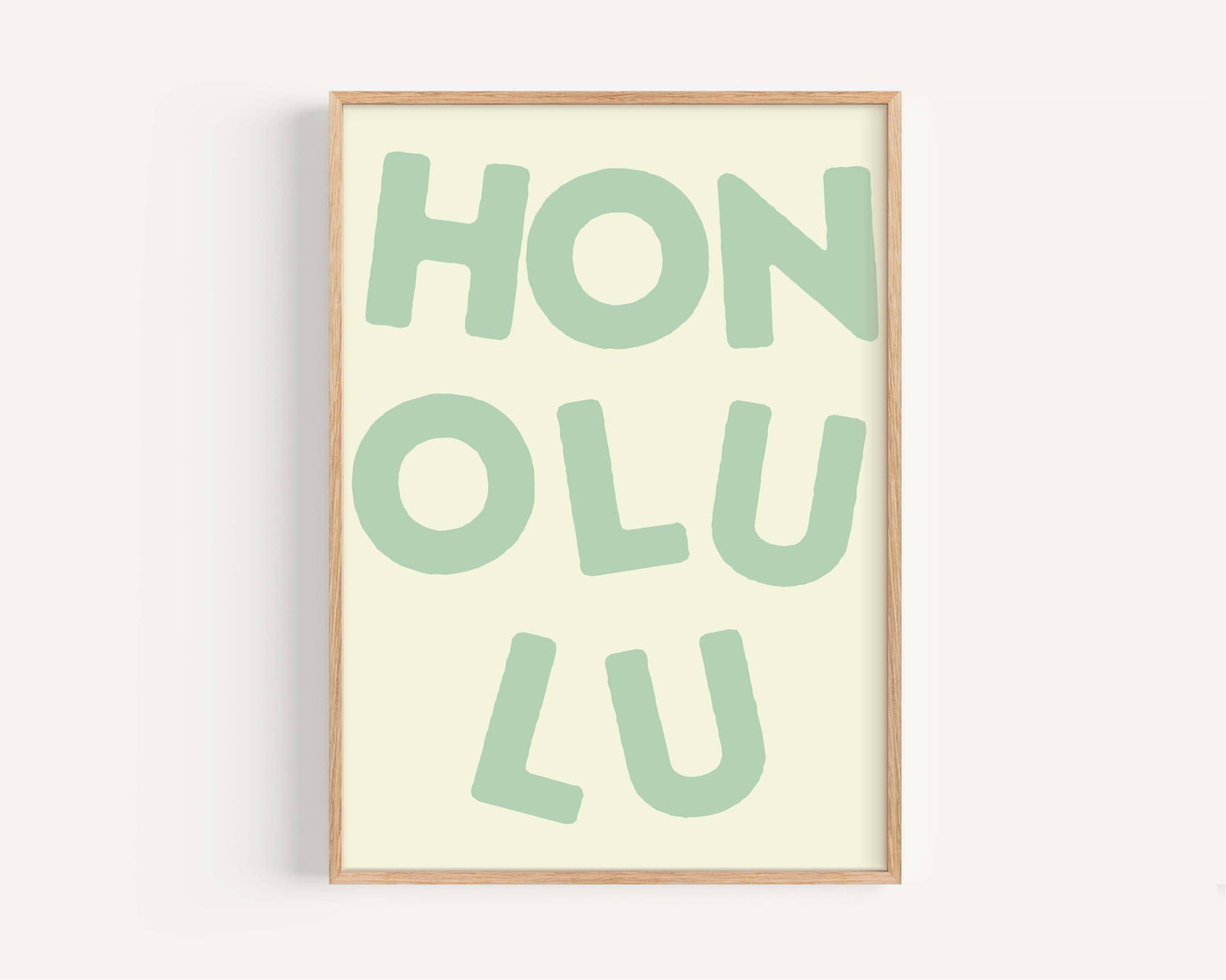 Dorm Honolulu Wall Art, Hawaiian Tiki Poster, Tropical Island Decor, Boho Dorm Room Artwork, Island Vibe Home Decor, Beachy Wall Print