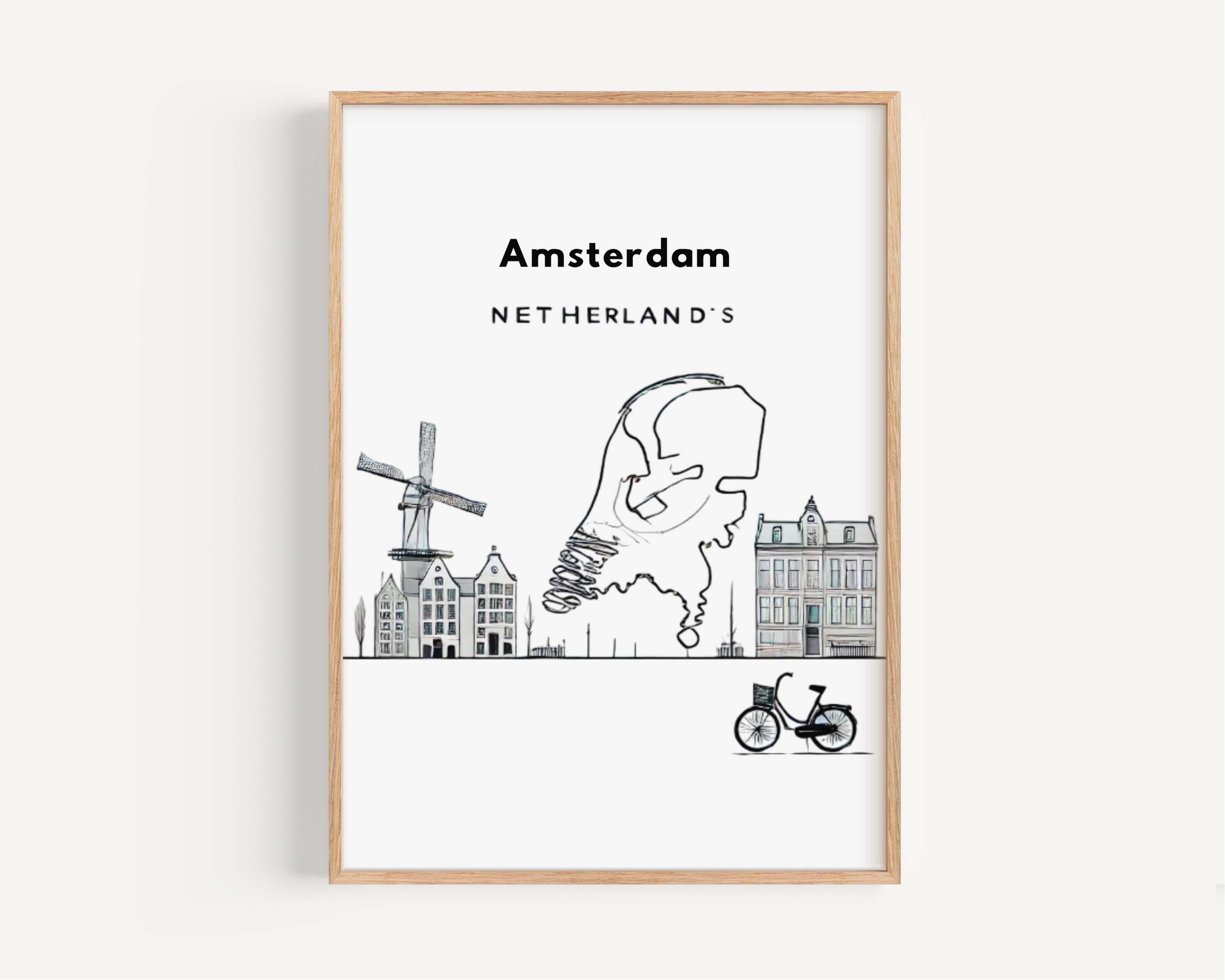 Amsterdam Print Modern - Amsterdam, Netherlands