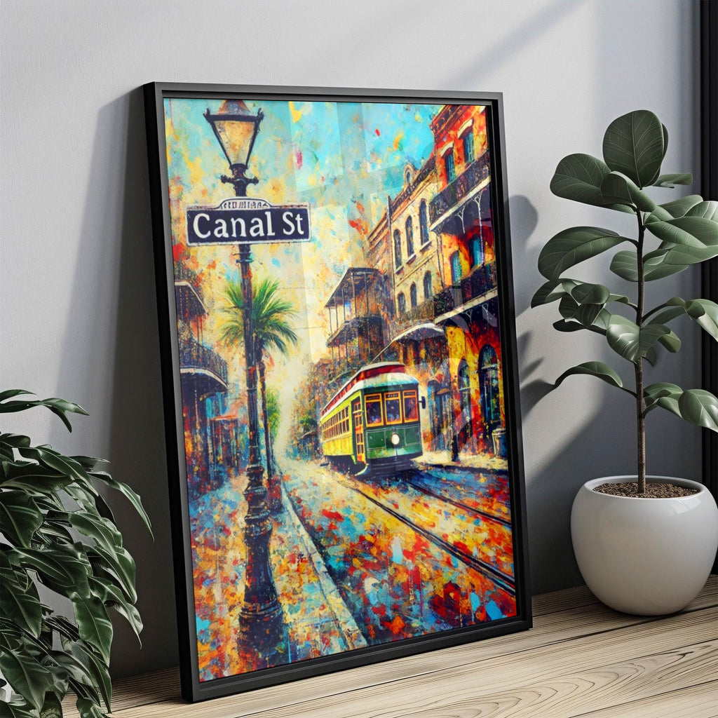 Canal Street Wall Art - New Orleans, Louisiana, USA