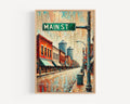 Main Street Wall Art - Wichita, Kansas, USA
