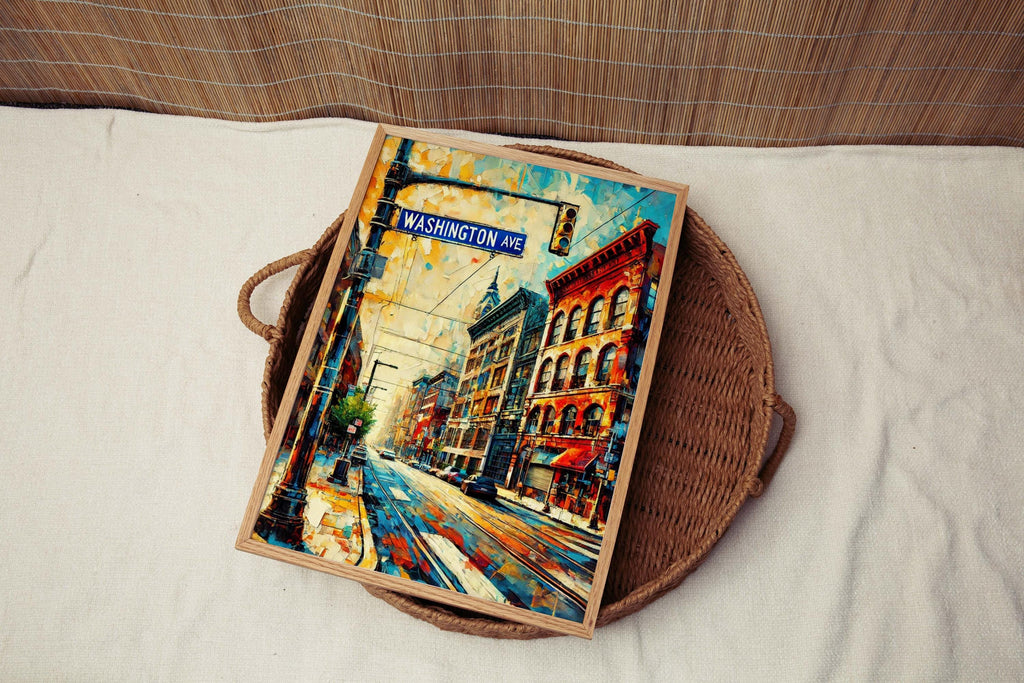 Washington Avenue Print - Philadelphia, Pennsylvania, USA