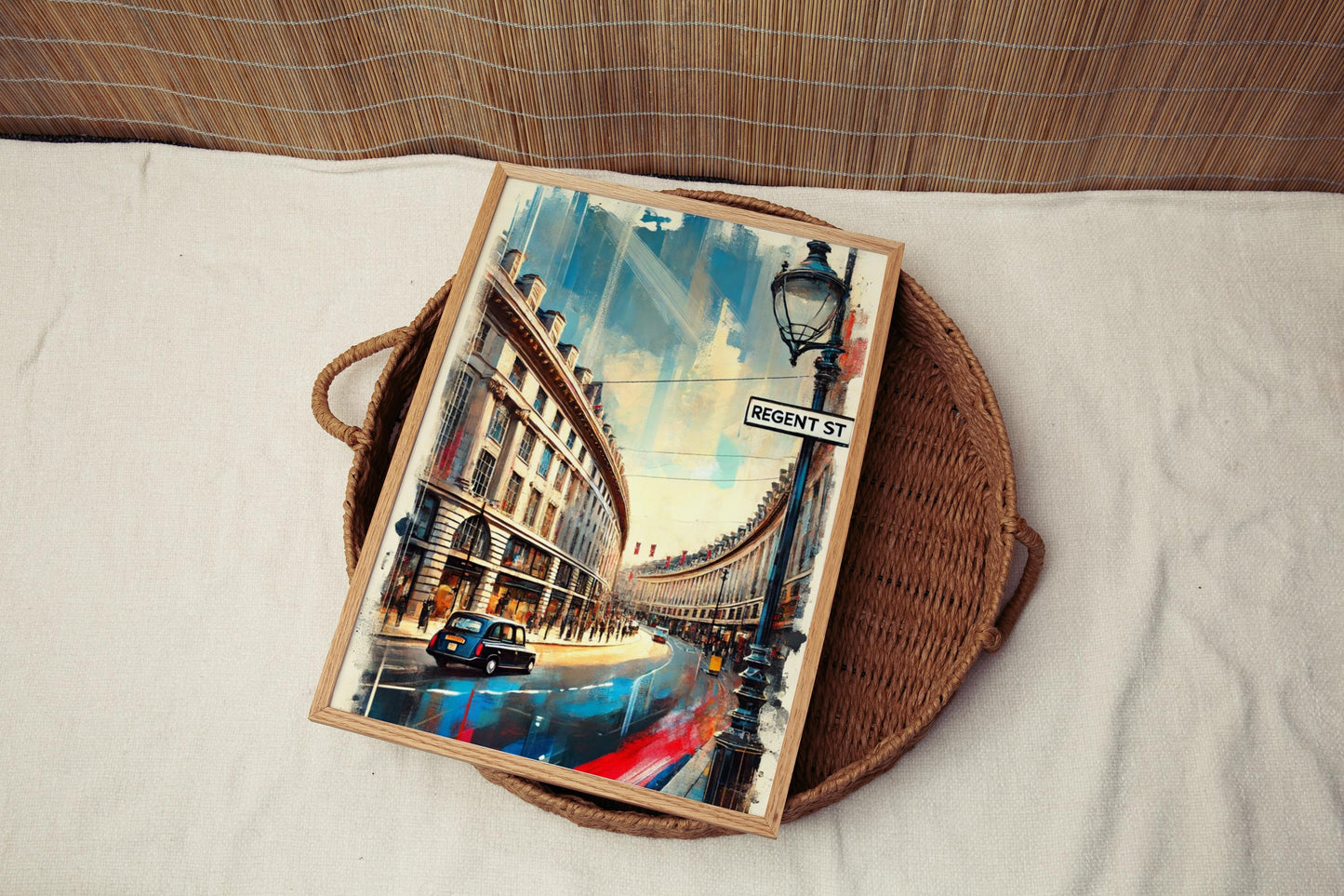 London Regent St Wall Art Print, Travel Poster, UK Artwork, Housewarming Gift, London Travel Print, Regent Street Decor