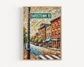 Bardstown Road Wall Art Louisville Print Kentucky Art Street Sign Travel Poster Personalized Gift, Louisville Souvenir, Kentucky Decor