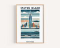 Staten Island Print - New York City, New York, USA