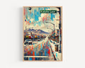 Kietzke Lane Poster Modern - Reno, Nevada, USA