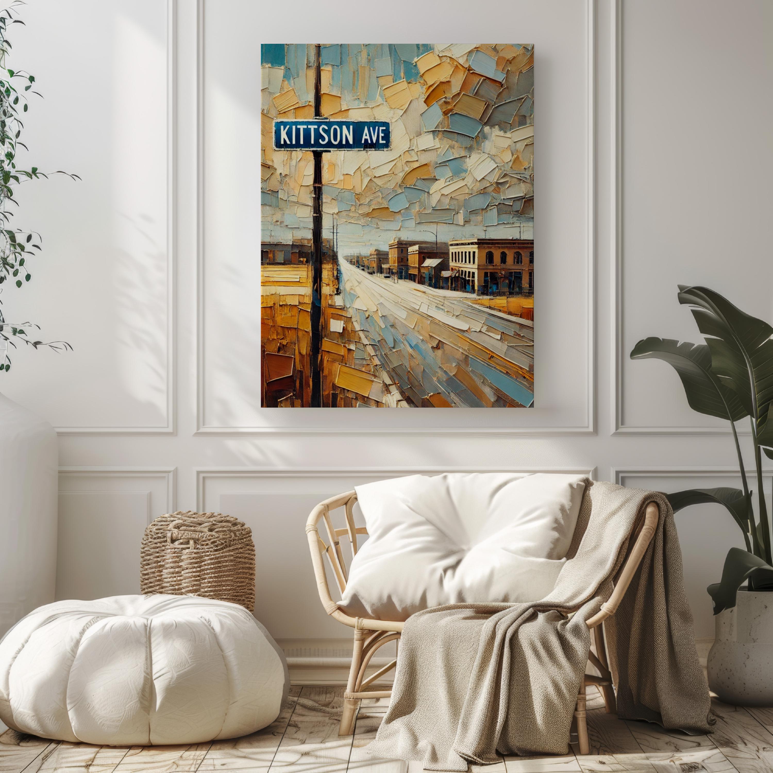 Kittson Avenue Wall Art, Pembina Print, North Dakota Art, “City” Gift, Travel Souvenir, Travel Poster,  “State” Art, PERSONALIZED GIFT