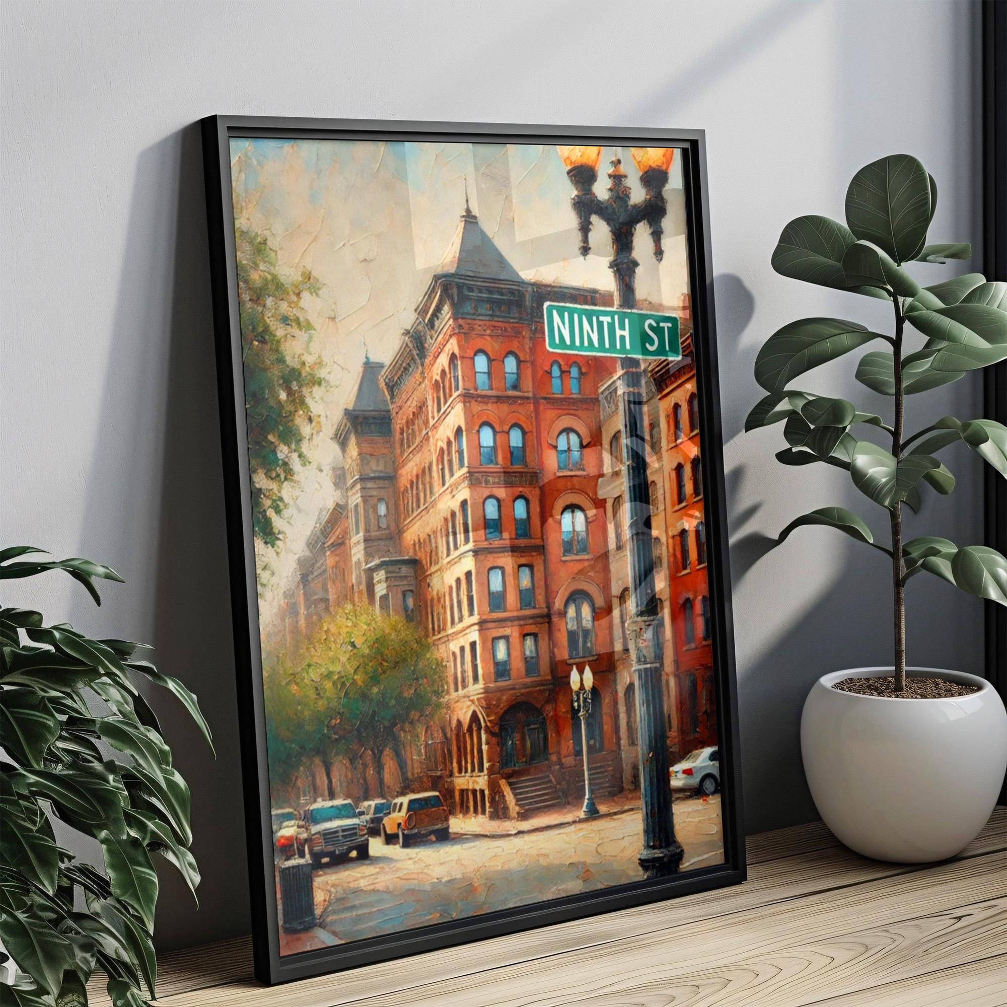 Ninth St Wall Art - Wilmington, Delaware, USA