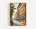 Exchange Street Print - Portland, Maine, USA