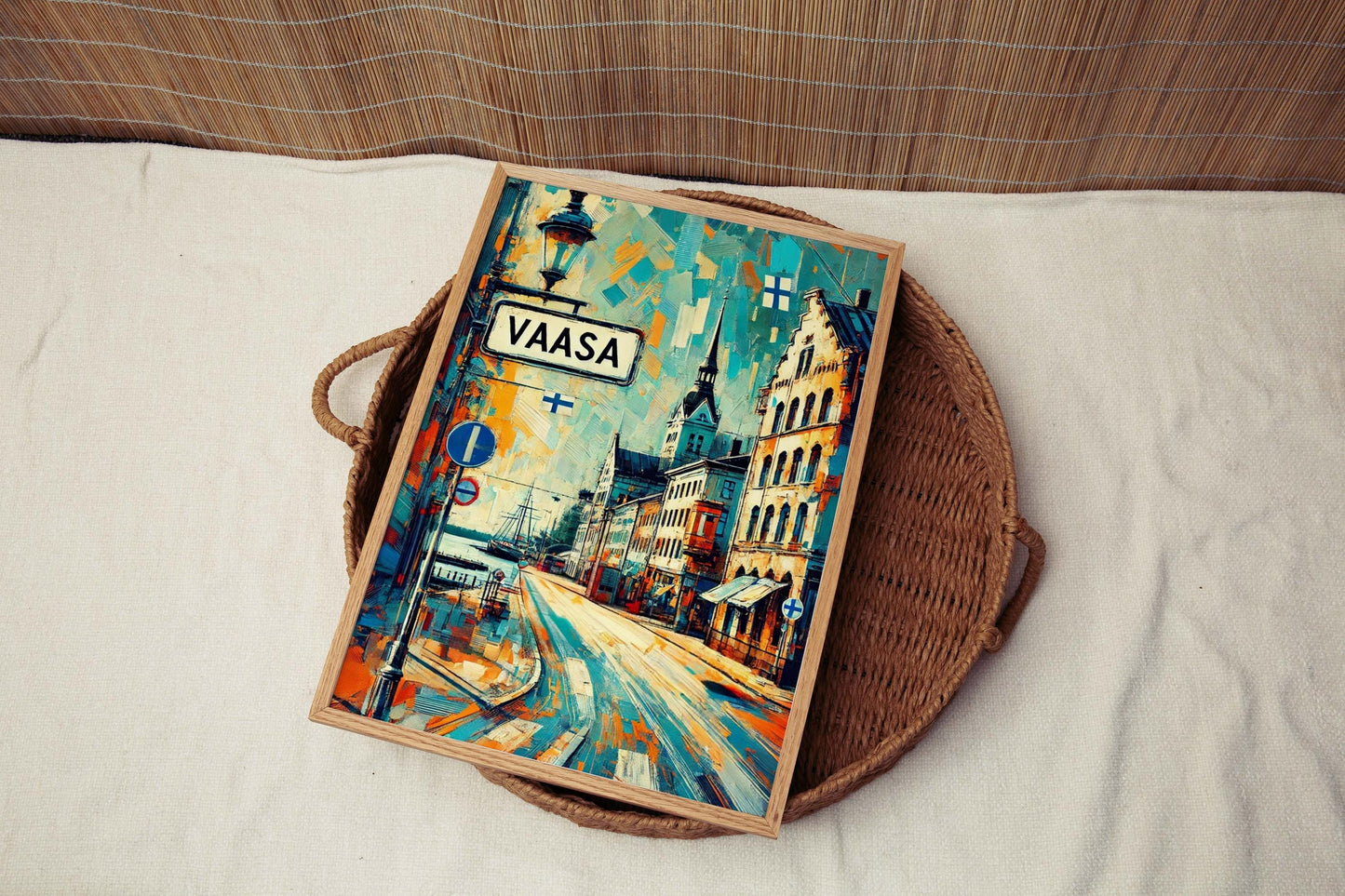 Vaasa Art Wall Print - Finland City Travel Poster, European Artwork, Housewarming & Gift Decor, Scandinavian Style Vaasa Wall Art