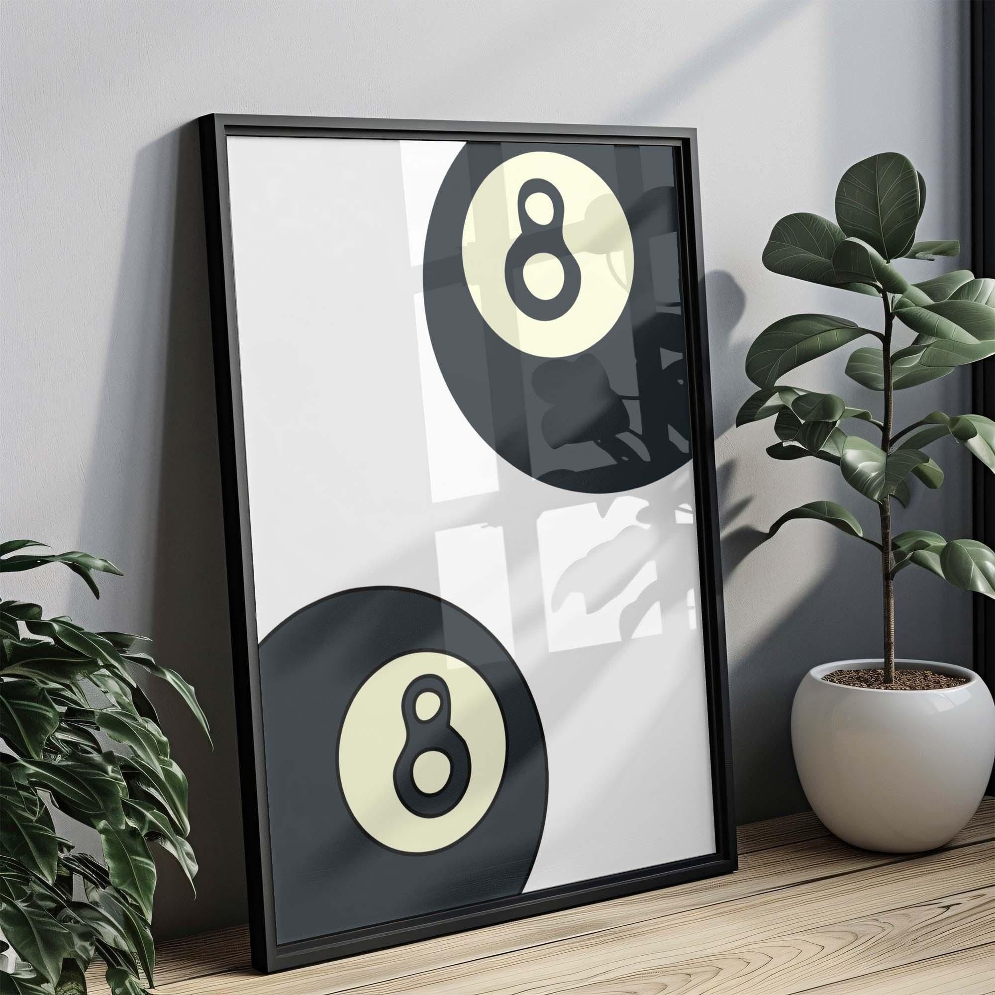 8 Ball Wall Art