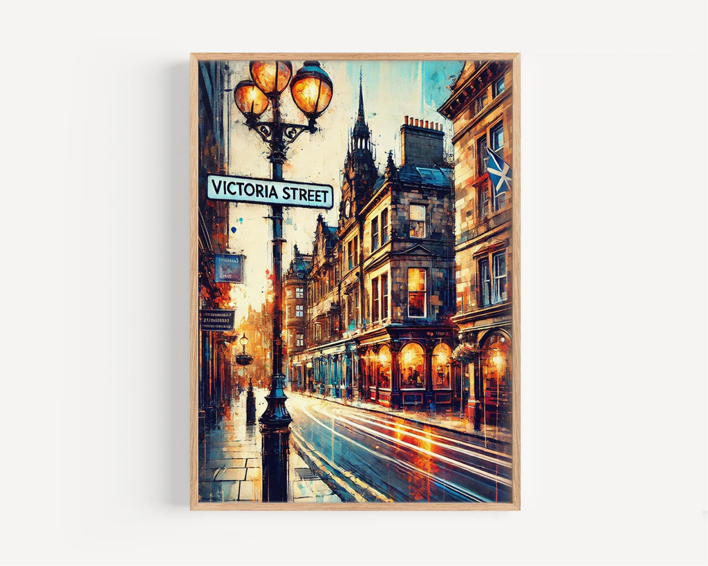 Victoria Street Print - Edinburgh, Scotland