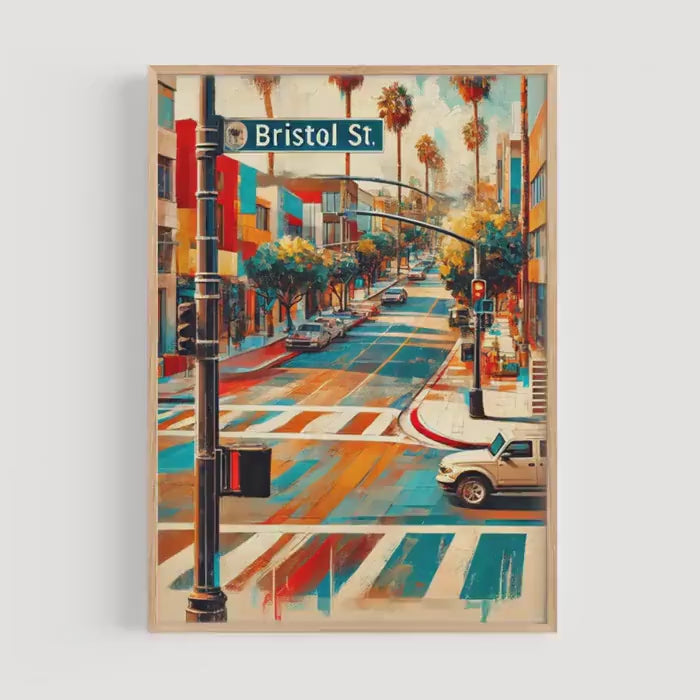 Bristol St Coastal Wall Art - Orange County, California, USA