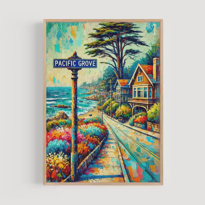 Pacific Grove Poster - Pacific Grove, California, USA