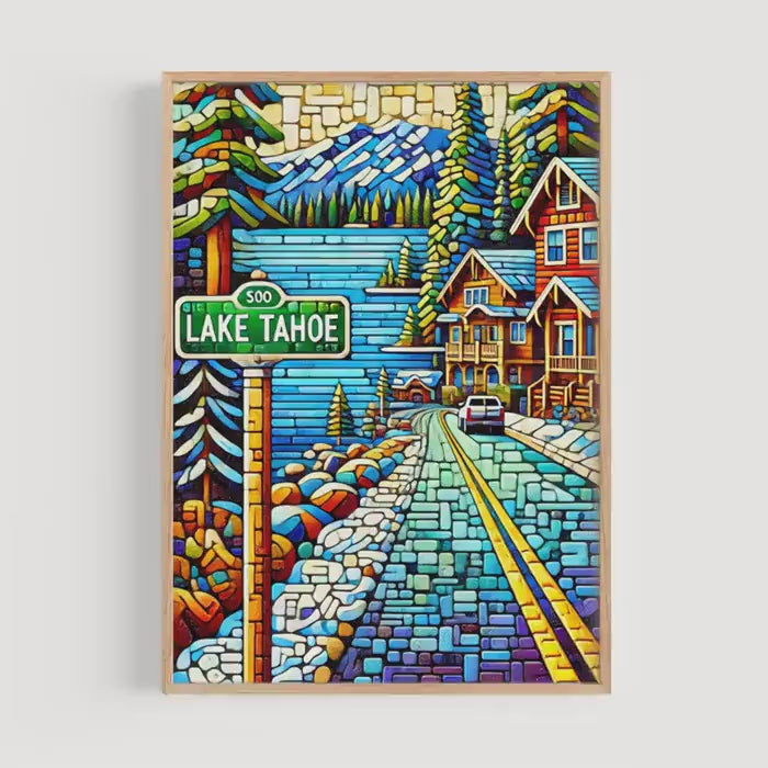 Lake Tahoe Scenic Poster - California, USA