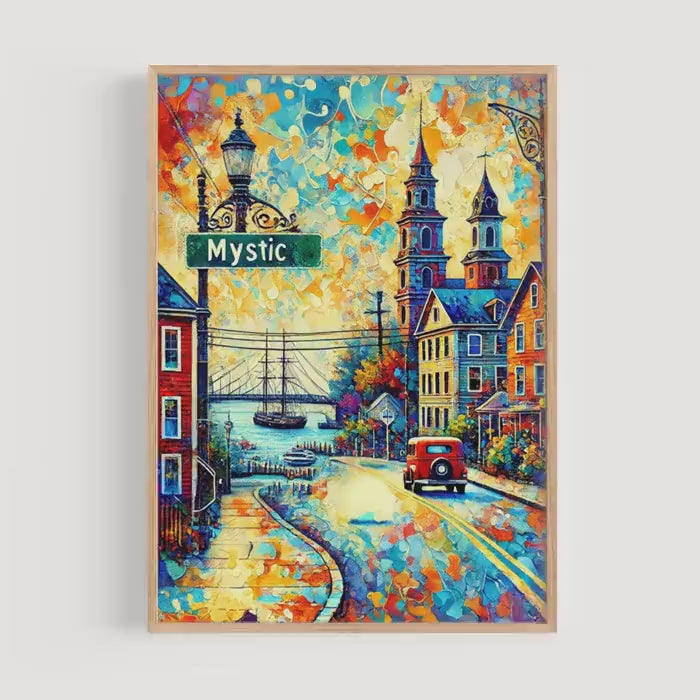 Mystic Wall Art - Mystic, Connecticut, USA