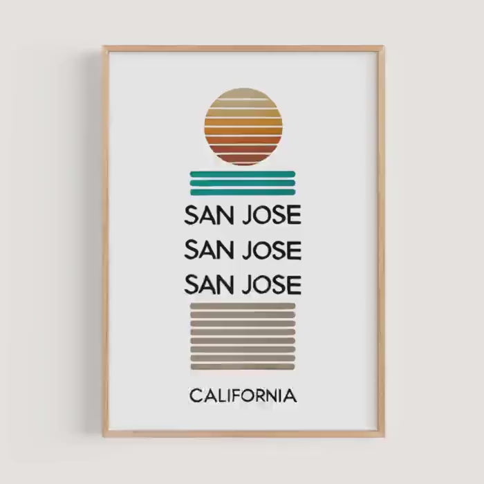 San Jose Print - San Jose, California, USA