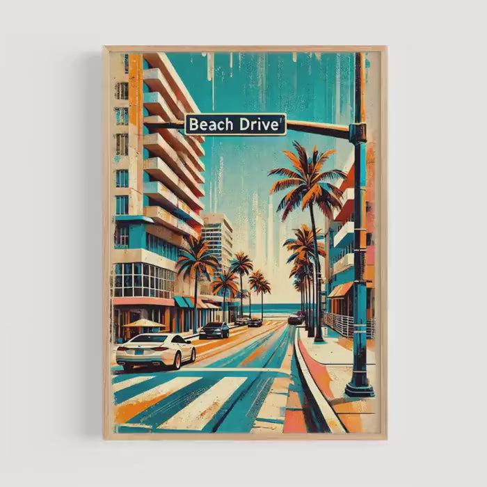 Beach Drive Wall Art - Berkeley, California, USA