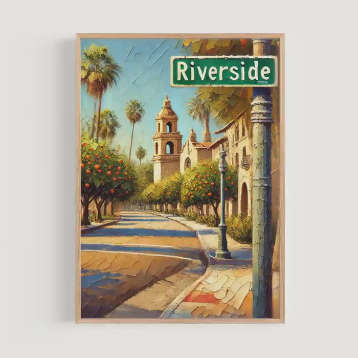 Riverside Wall Art Modern - Riverside, California, USA