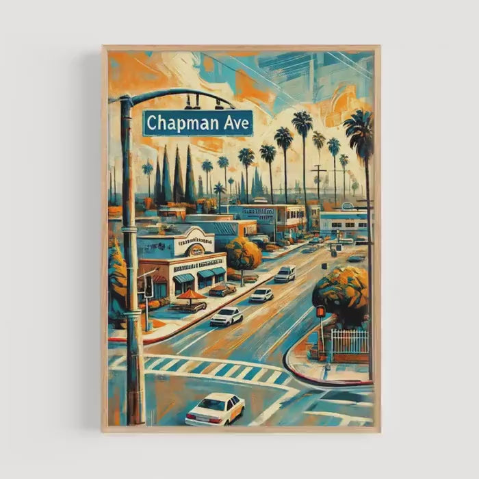 Chapman Ave Wall Art Modern - Orange County, California, USA