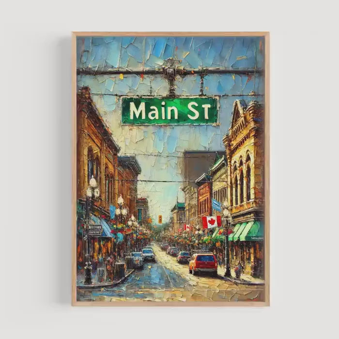 Main Street Wall Art - Vancouver, Canada