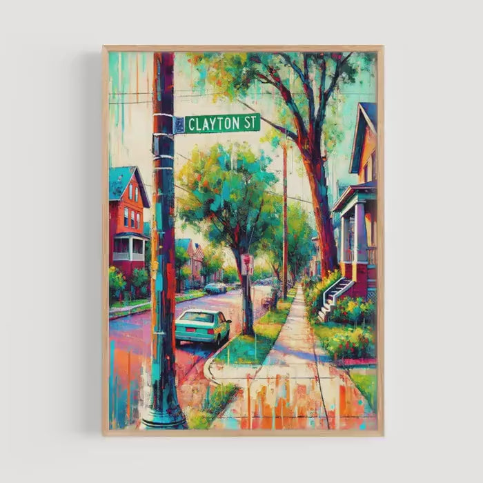 Clayton St Print Modern - Denver, Colorado, USA