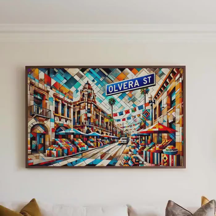 Olvera Street Wall Art - Los Angeles, California, USA