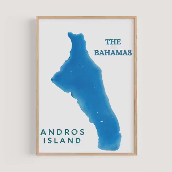 Andros Print Coastal - Bahamas