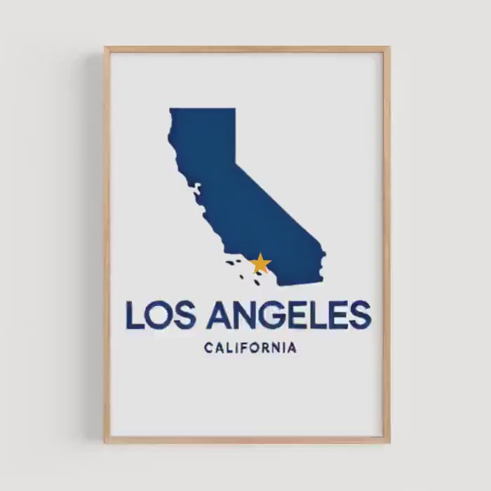 Los Angeles Print Modern - Los Angeles, California, USA