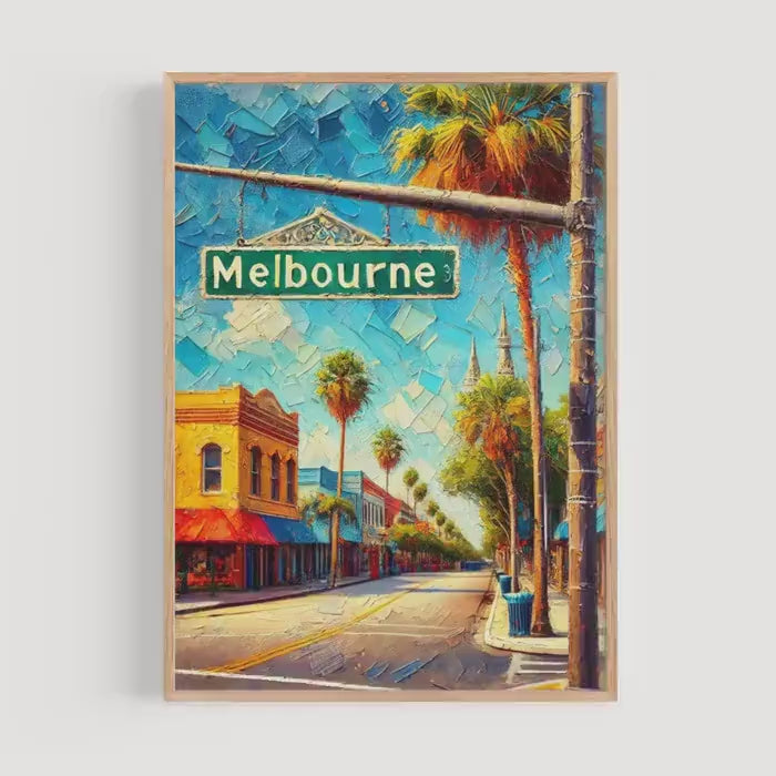 Melbourne Poster - Melbourne, Florida, USA