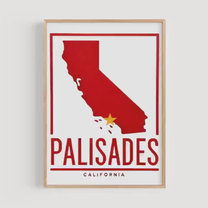 Palisades Coastal Wall Art - California, USA