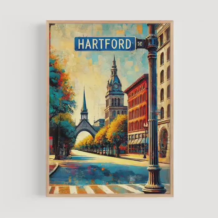 Hartford Wall Art - Hartford, Connecticut, USA