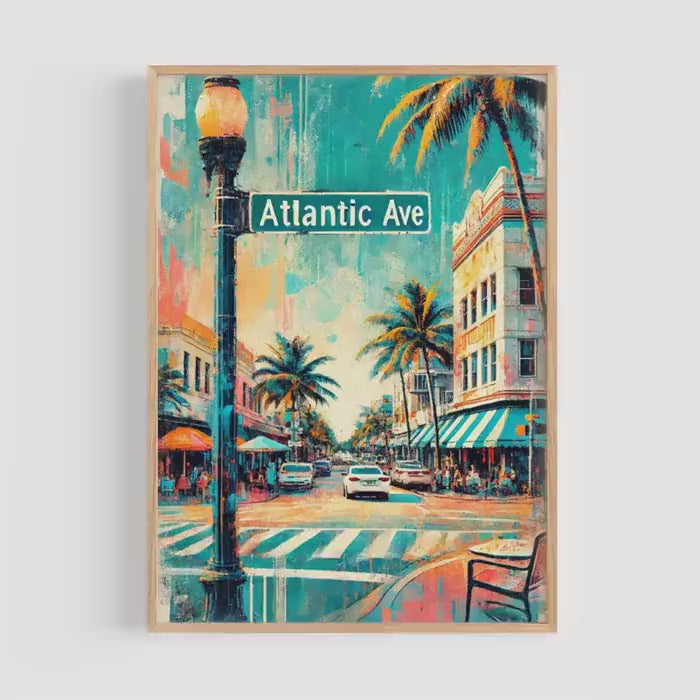 Atlantic Ave - Delray Beach, Florida, USA