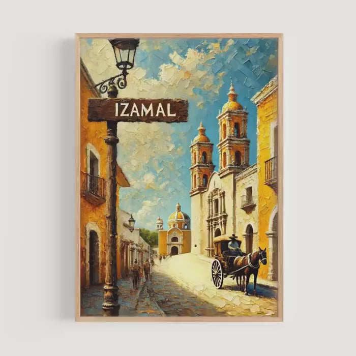 Izamal Print Vibrant - Izamal, Yucatan, Mexico