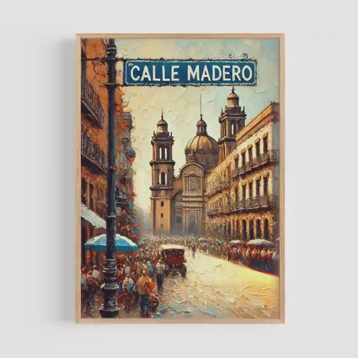 Calle Madero Print - Mexico City, Mexico