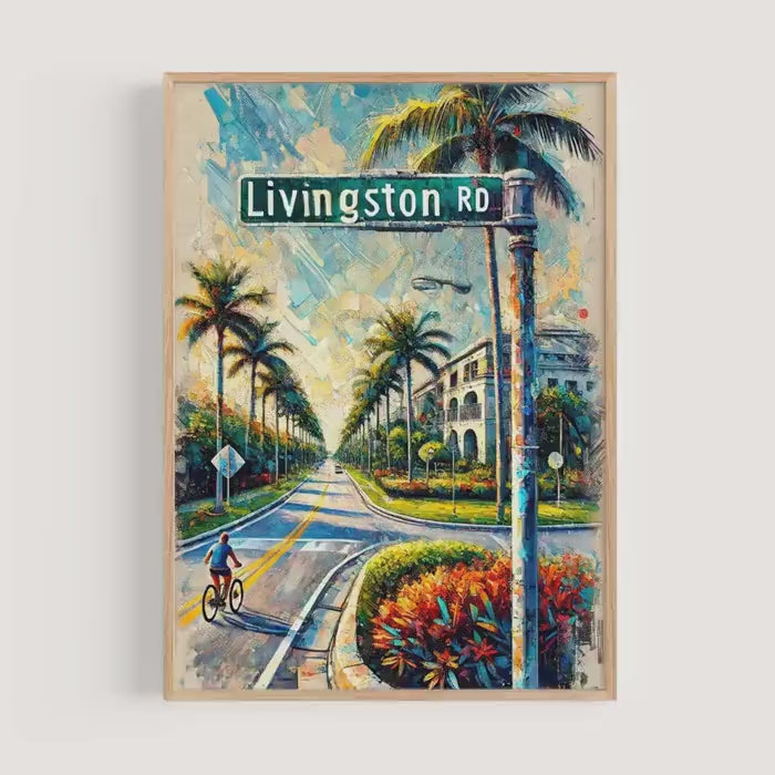 Livingston Road Wall Art - Naples, Florida, USA