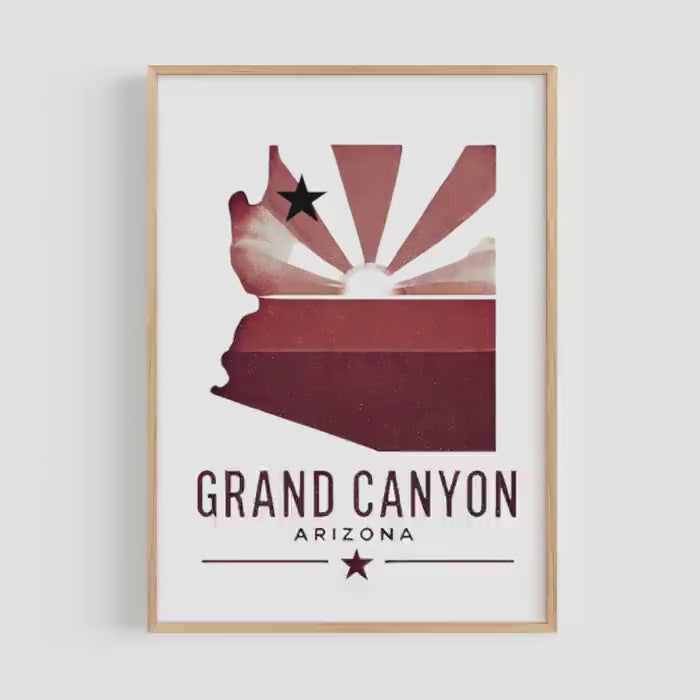 Grand Canyon Print Scenic - Arizona, USA