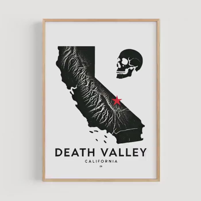 Death Valley Desert Print - Death Valley, California, USA