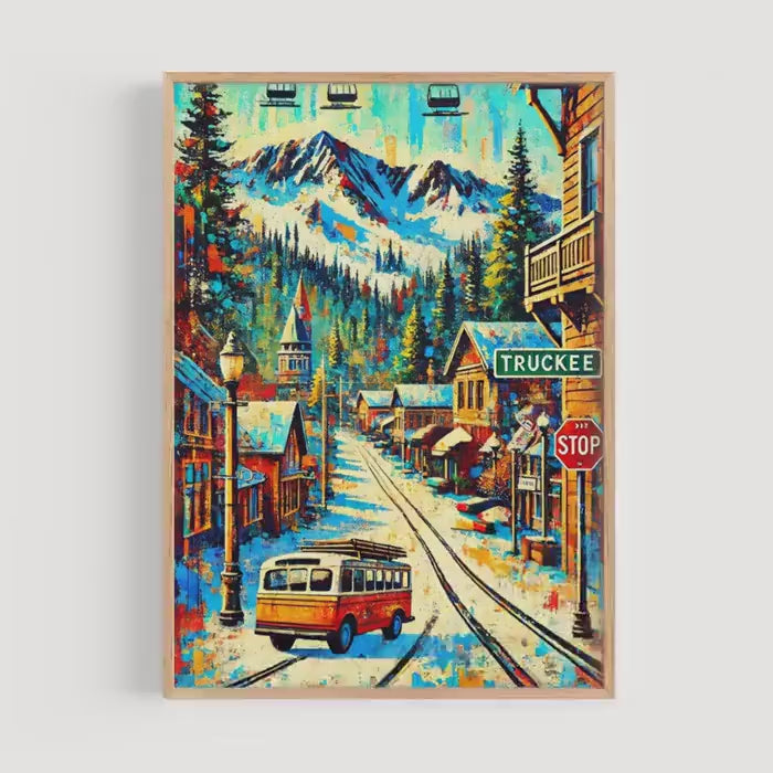 Truckee Print Modern - Truckee, California, USA
