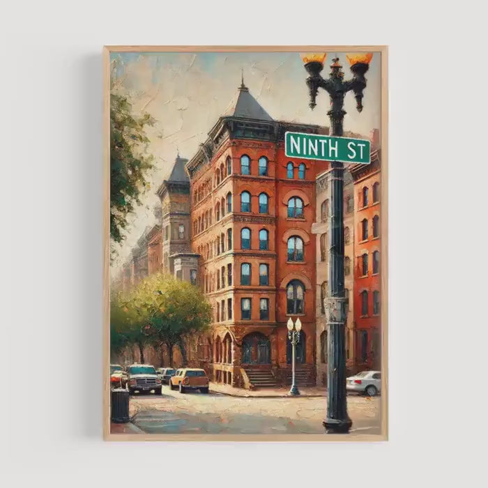 Ninth St Wall Art - Wilmington, Delaware, USA
