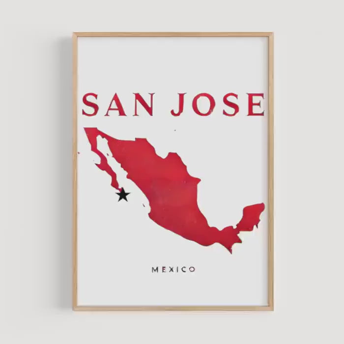 San Jose Wall Art - San Jose, Mexico