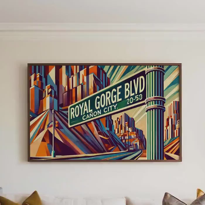 Royal Gorge Print - Colorado, USA