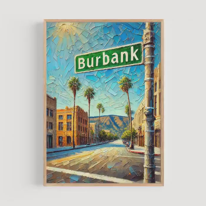 Burbank Poster - Burbank, California, USA