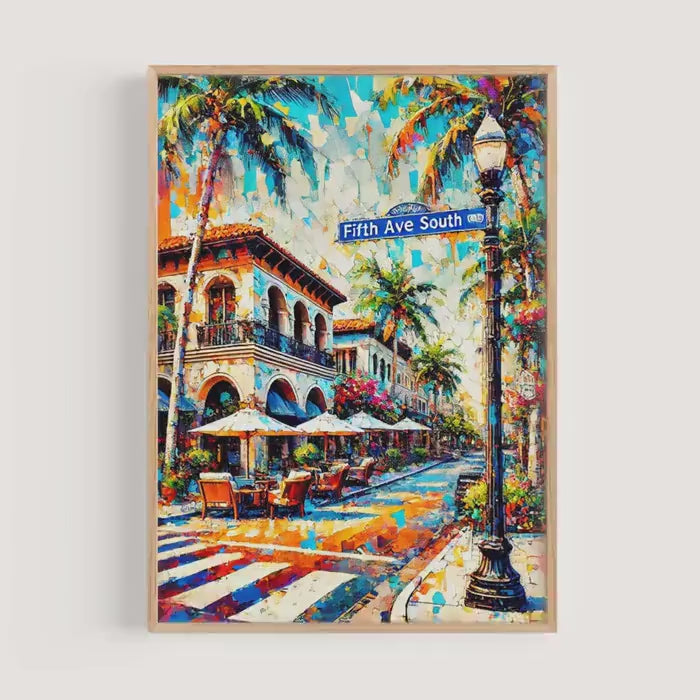 Fifth Avenue South Wall Art - Naples, Florida, USA