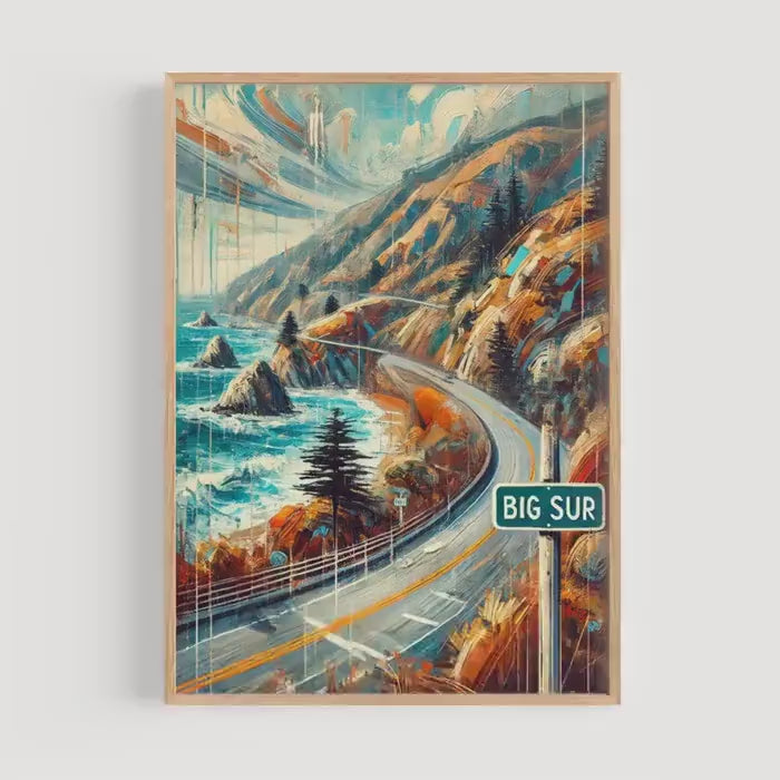 Big Sur Print Coastal - California, USA