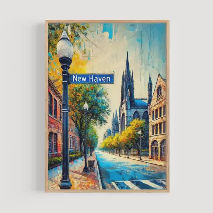 New Haven Wall Art - New Haven, Connecticut, USA