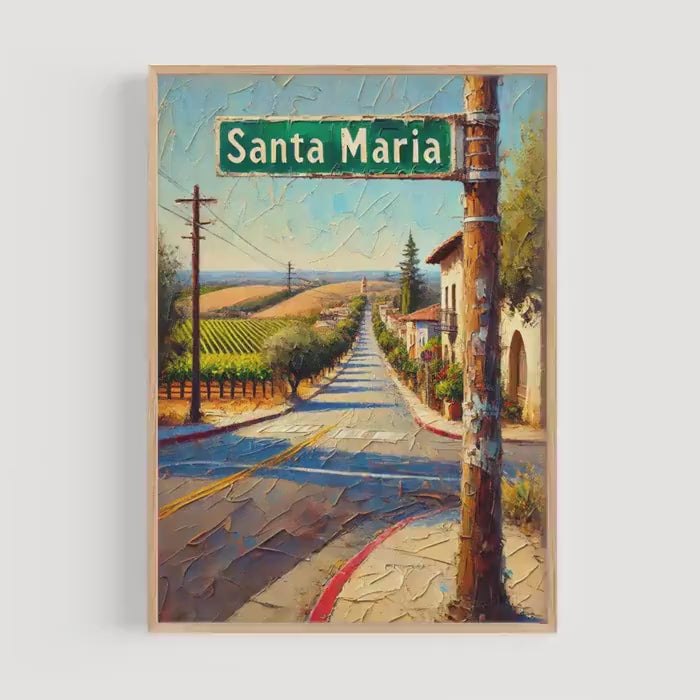Santa Maria Wall Art - Santa Maria, California, USA