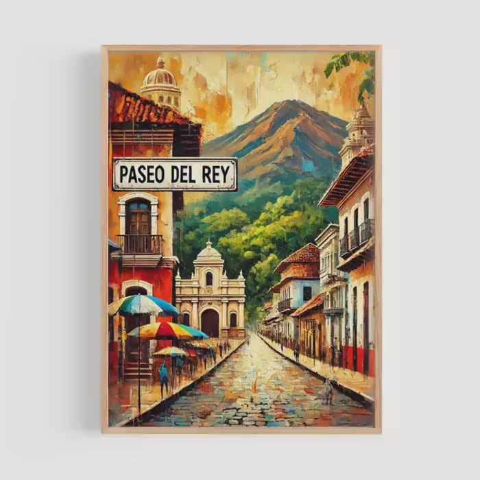 Paseo Del Rey Wall Art - Managua, Nicaragua