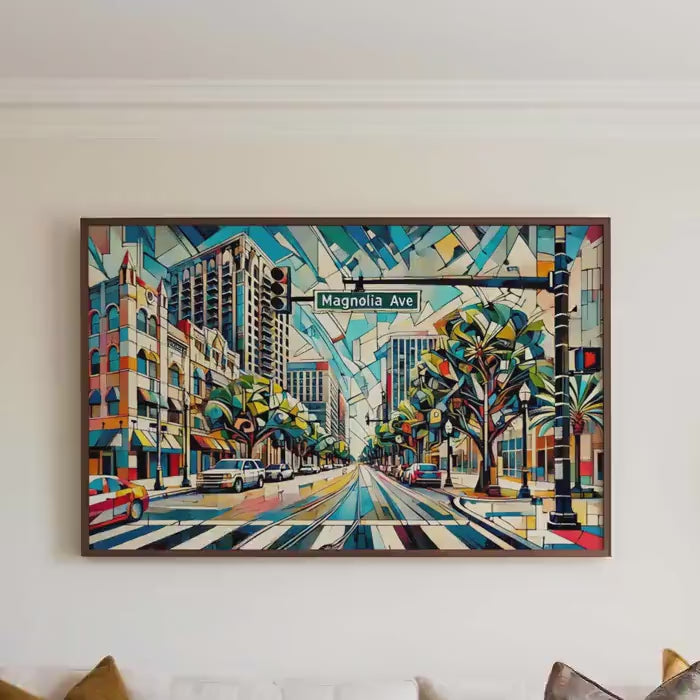 Magnolia Avenue Print - Orlando, Florida, USA