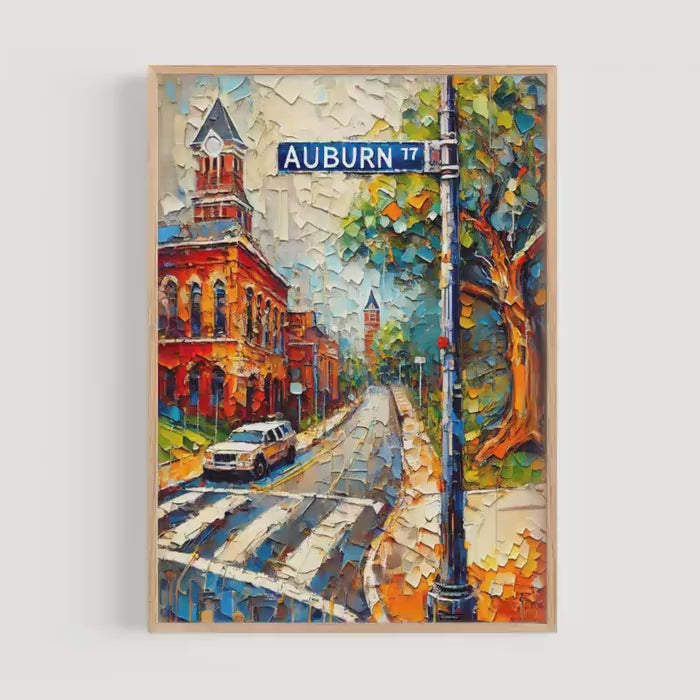 Auburn Wall Art Decor - Alabama, USA