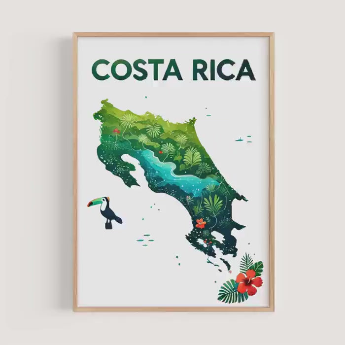 Costa Rica Tropical Print - Costa Rica